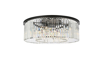 Sydney Ten Light Flush Mount in Matte Black (173|1238F43MB/RC)