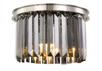 Sydney Three Light Flush Mount in Polished Nickel (173|1238F16PN-SS/RC)