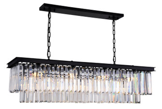 Sydney 12 Light Chandelier in Matte Black (173|1232D50MB/RC)