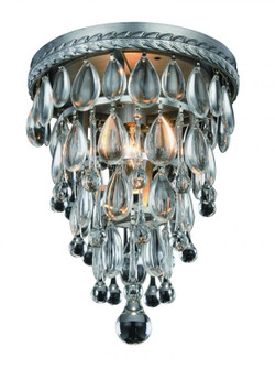 Nordic One Light Flush Mount in Antique Silver (173|1219F9AS/RC)