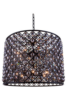 Madison 12 Light Chandelier in Matte Black (173|1206D35MB-SS/RC)