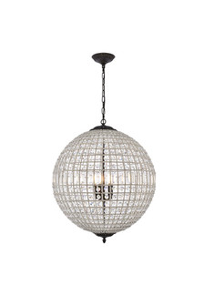 Olivia Five Light Chandelier in Dark Bronze (173|1205D24DB/RC)