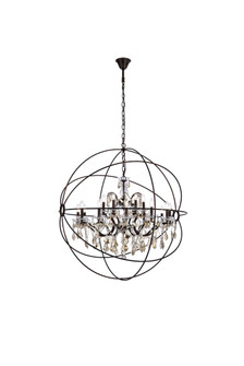 Geneva 18 Light Chandelier in Dark Bronze (173|1130G43DB-GT/RC)