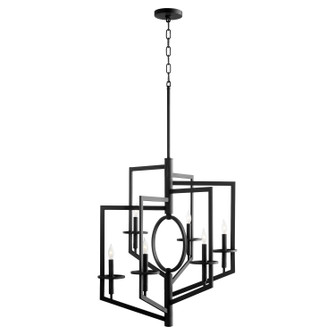 Oxalis Six Light Chandelier in Noir (208|11389)