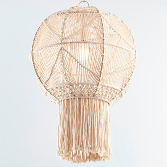 One Light Chandelier in Antique French White (208|10605)
