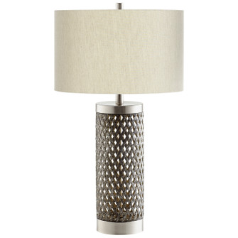 One Light Table Lamp in Satin Nickel (208|10547)