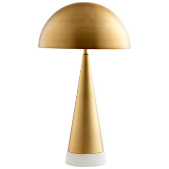 Two Light Table Lamp in Aged Brass (208|10541)