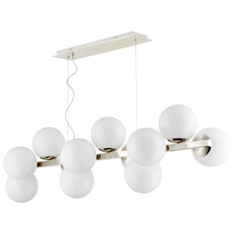12 Light Pendant in Polished Nickel (208|09678)