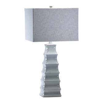 Emily One Light Table Lamp in White (208|01721)