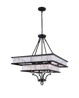 Shalia Eight Light Chandelier in Black (401|9972P23-8-101)