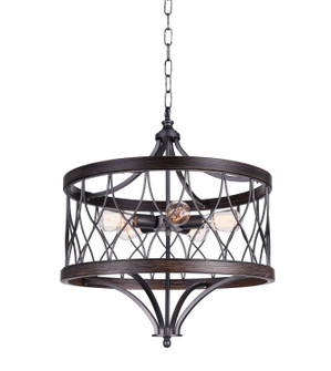 Amazon Five Light Chandelier in Gun Metal (401|9966P23-5-242-B)