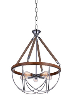 Parana Five Light Chandelier in Chrome (401|9965P24-5-601)