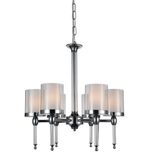 Maybelle Six Light Chandelier in Chrome (401|9851P22-6-601)