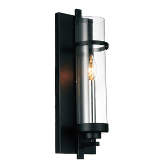 Sierra One Light Wall Sconce in Black (401|9827W5-1-101)