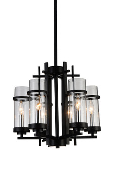 Sierra Six Light Chandelier in Black (401|9827P18-6-101)