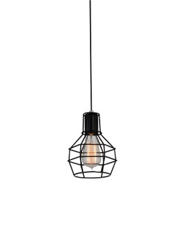 Secure One Light Mini Pendant in Black (401|9608P6-1-101)