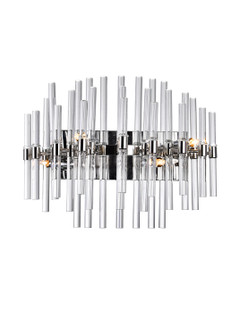 Miroir Four Light Vanity in Polished Nickel (401|1137W18-4-613)