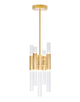 Orgue LED Mini Pendant in Satin Gold (401|1120P8-9-602)