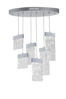 Carolina LED Chandelier in Pewter (401|1090P24-6-269-O)