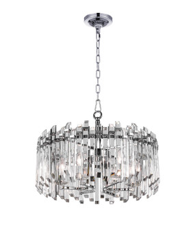 Henrietta Six Light Chandelier in Chrome (401|1065P24-6-601)