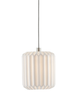 Dove One Light Pendant in Painted Silver/White (142|9000-0709)
