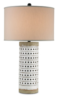 Terrace One Light Table Lamp in Antique White Crackle (142|6002)