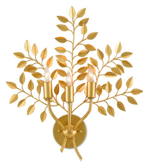 Aviva Stanoff Three Light Wall Sconce in Gold Leaf (142|5000-0190)