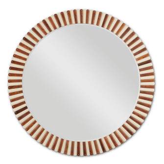 Muse Mirror in Natural/Ivory/Brass/Mirror (142|1000-0101)