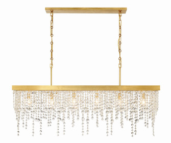 Winham Six Light Chandelier in Antique Gold (60|WIN-617-GA-CL-MWP)
