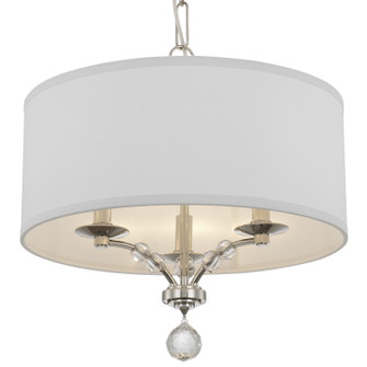 Mirage Three Light Mini Chandelier in Polished Nickel (60|8005-PN)