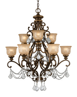 Norwalk Nine Light Chandelier in Bronze Umber (60|7509-BU-CL-I)