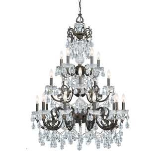 Legacy 20 Light Chandelier in English Bronze (60|5190-EB-CL-I)