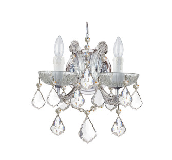Maria Theresa Two Light Wall Mount in Polished Chrome (60|4472-CH-CL-I)