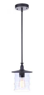 Canon One Light Outdoor Pendant in Midnight (46|ZA3611-MN)