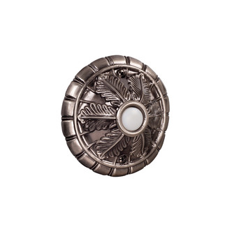 Designer Surface Mount Buttons Surface Mount Medallion Lighted Push Button in Antique Pewter (46|BSMED-AP)