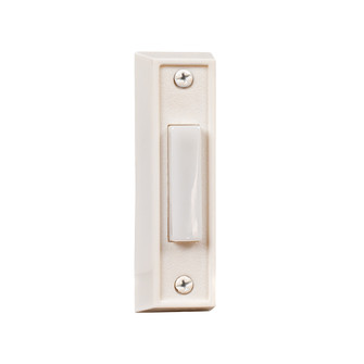 Builder Surface Mount Buttons Surface Mount Rectangle Lighted Push Button in White (46|BS6-W)