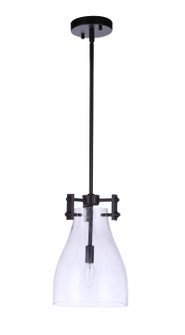 Chardonnay One Light Mini Pendant in Flat Black (46|55891-FB)