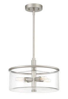 Hailie Four Light Pendant in Satin Nickel (46|55694-SN)