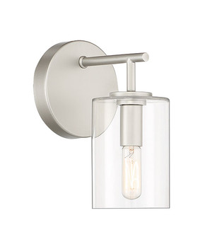 Hailie One Light Wall Sconce in Satin Nickel (46|55661-SN)