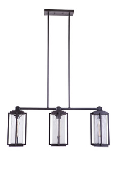 Pyrmont Three Light Outdoor Island Pendant in Oiled Bronze Gilded (46|54173-OBG)