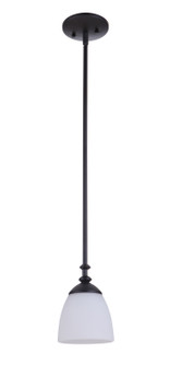 Marlowe One Light Mini Pendant in Flat Black (46|53791-FB)