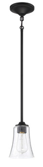 Gwyneth One Light Mini Pendant in Flat Black (46|50491-FB)