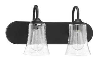 Gwyneth Two Light Vanity in Flat Black (46|50402-FB)