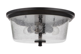 Tyler Three Light Flushmount in Flat Black (46|50283-FB)
