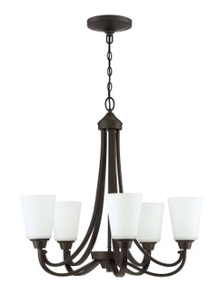 Grace Five Light Chandelier in Espresso (46|41925-ESP)