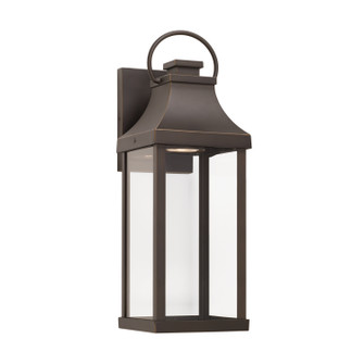 Bradford One Light Outdoor Wall Lantern in Oiled Bronze (65|946411OZ-GL)