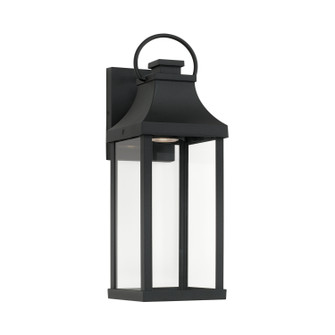 Bradford One Light Outdoor Wall Lantern in Black (65|946411BK-GL)