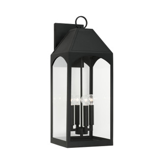 Burton Four Light Outdoor Wall Lantern in Black (65|946341BK)