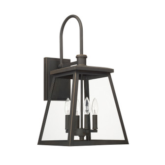 Belmore Four Light Outdoor Wall Lantern in Oiled Bronze (65|926841OZ)