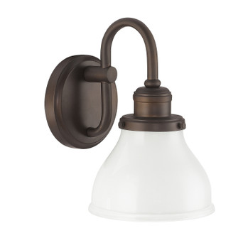 Baxter One Light Wall Sconce in Burnished Bronze (65|8301BB-128)